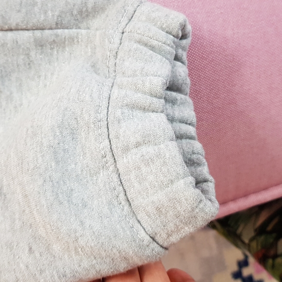 New 2 Toned Pink & Grey Adorable Sweat Pants - Picture 14 of 17